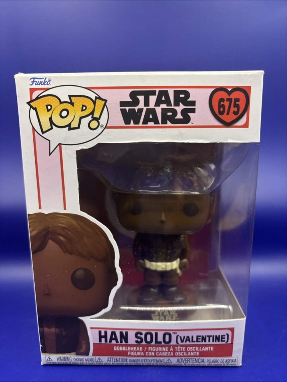 Funko Pop! Star Wars Han Solo (Valentine) Bobble-Head #675 - New & Exclusive